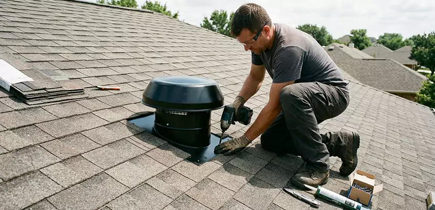 Roof Vent Fan Installation in Cheney