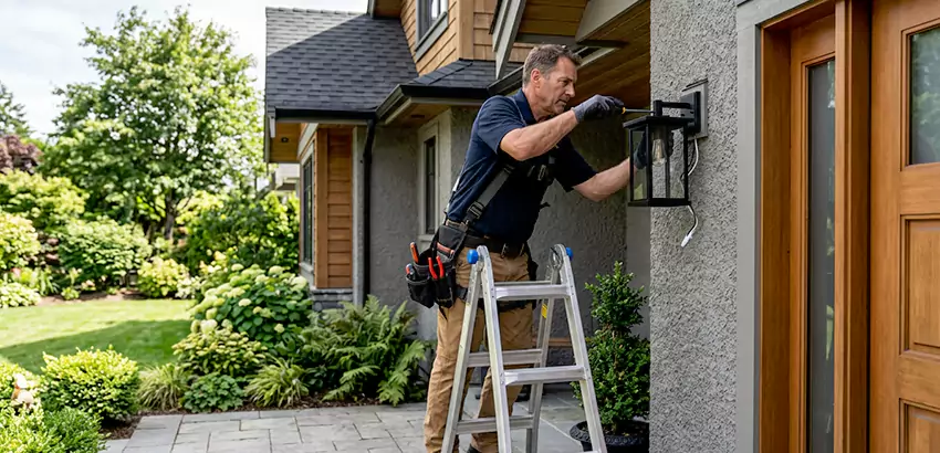 Outdoor and Exterior Light Fixture Installation in Cheney