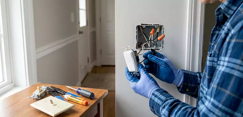Motion Sensor Light Switch Replacement in Cheney